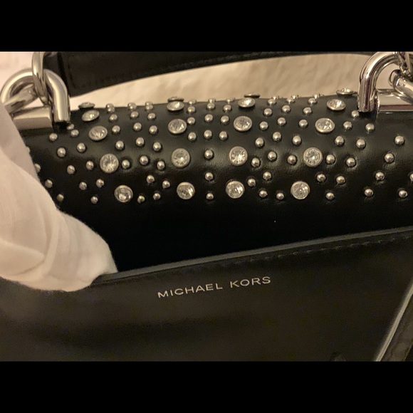 Michael Kors Studded Leather Crossbody - Picture 7 of 10